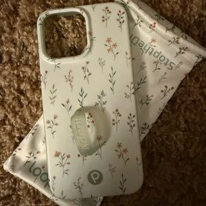 Loopy Case White Floral iPhone Case Slim Design